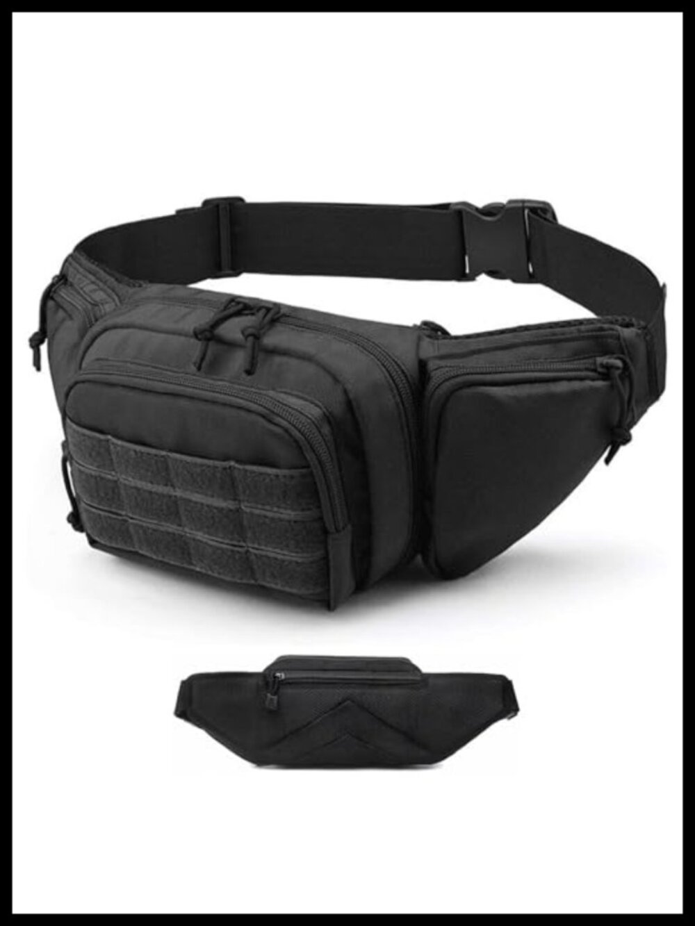 Tactical Fanny Pack 800D Oxford Fabric Waist Pack Hiking
